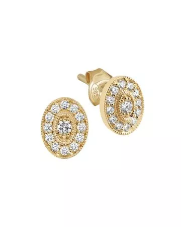 Sandberg Flower Field Diamond Earrings M-805K