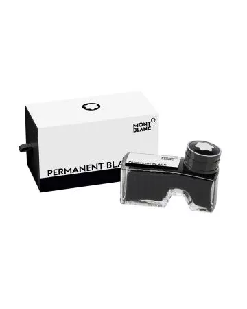 Montblanc Ink Bottle, Permanent Black, 60 ml, DIN ISO 14145-2 MB128196