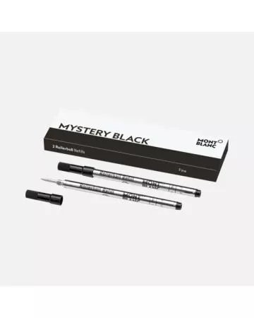 Montblanc Rollerball täyte, Fine Mystery Black / 2kpl MB128230-1