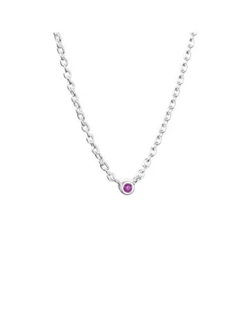 Efva Attling Micro Blink Pink Sapphire -kaulakoru 10-100-01898
