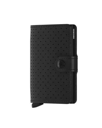 Secrid Miniwallet Perforated Black MPF-BLACK-1