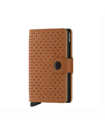 Secrid Miniwallet Perforated Cognac MPF-COGNAC-1