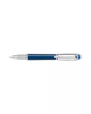 Montblanc StarWalker Blue Planet Metal Doué Fountain M -kynä MB125284-1