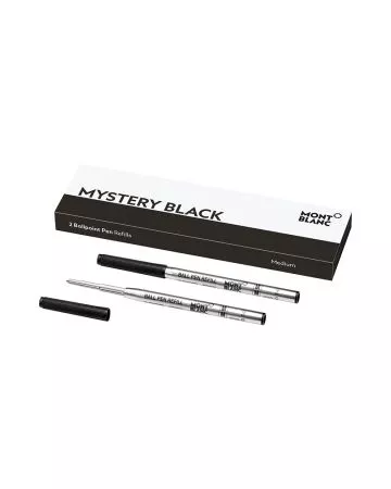 Montblanc Ballpoint täyte,  Medium Mystery Black / 2kpl MB128211-1