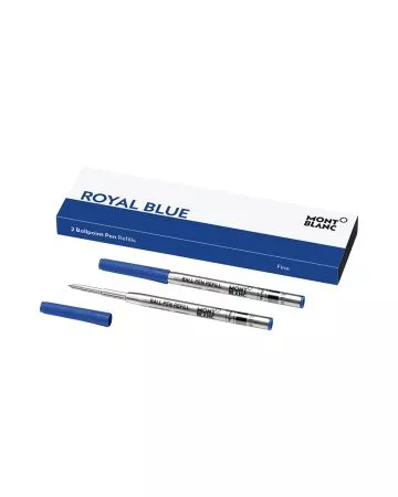 Montblanc Ballpoint täyte,  Fine Royal Blue / 2kpl MB128213-1