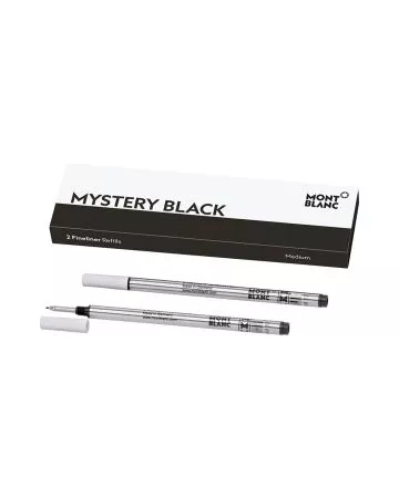 Montblanc Fineliner täyte, Medium Mystery Black / 2kpl MB128246-1