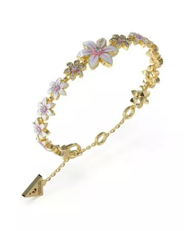 Guess White Lotus bracelet JUBB04128JWYGWHS