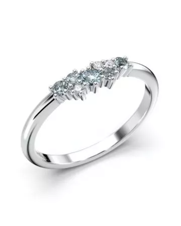 Festive Nadja Blue timanttisormus 14-650-018B-VK-HSI1-3