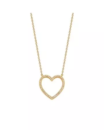 Kultainen sydänkaulakoru NK-51127-008