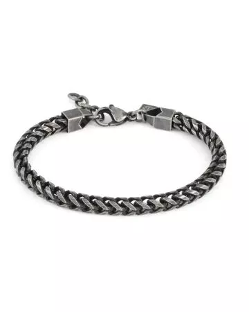 Nomination Beyond Stainless Steel Vintage Black Fishbone Bracelet 028936/050
