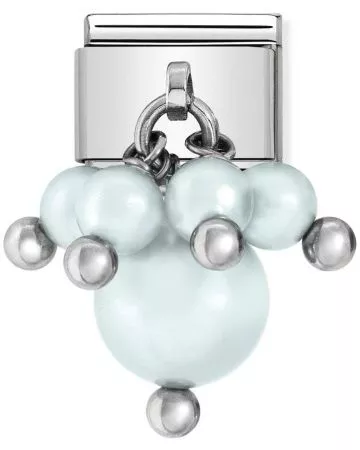Nomination Classic Charms Swarovski Helmi Sininen 030609/08-1