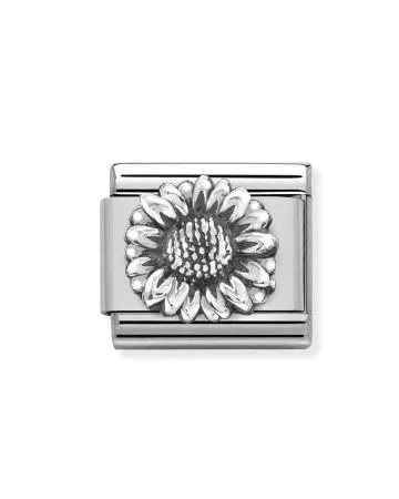Nomination Classic SilverShine Relief Sunflower 330110/22