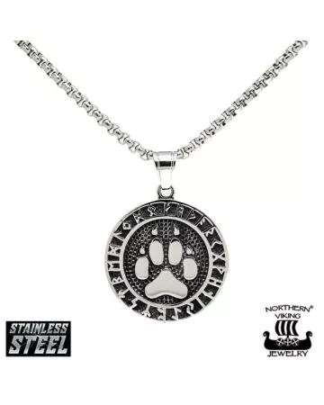 NVJ RS WOLF PAW RUNE PENDANT
