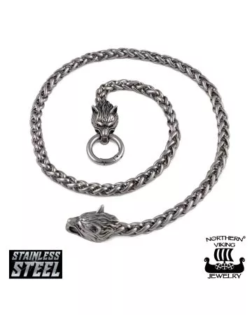 Northern Viking Jewelry Wheat Link Sudenpäillä kaulakoru 50 cm NVJKE009