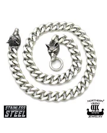 Northern Viking Jewelry Sudenpäillä Panssariketju 60 cm NVJKE012