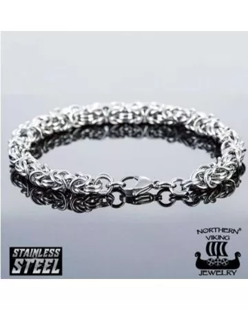 Northern Viking Jewelry Kingchain rannekoru NVJRA003