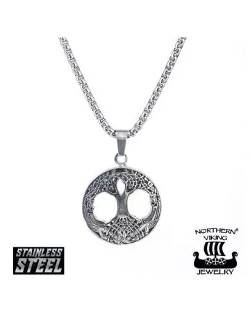 Northern Viking Jewelry Celtic Tree Of Life -kaulakoru (50cm) NVJRS021