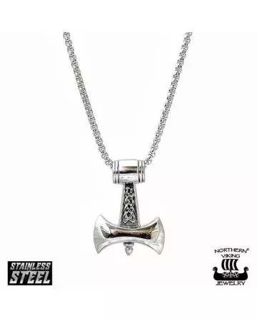 Northern Viking Jewelry Plain Celitic Thorin Vasara kaulakoru 55 cm NVJRS053