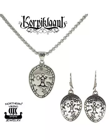Northern Viking Jewelry Korpiklaani Noitarumpu setti NVJRS075_50CM-1