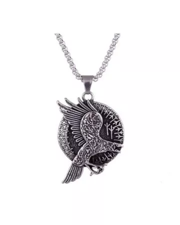 Northern Viking Jewelry Flying Raven -kaulakoru 50 cm NVJRS112
