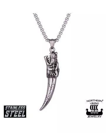 Northern Viking Jewelry Fenrir Tooth Kaulakoru 50 cm  NVJRS117