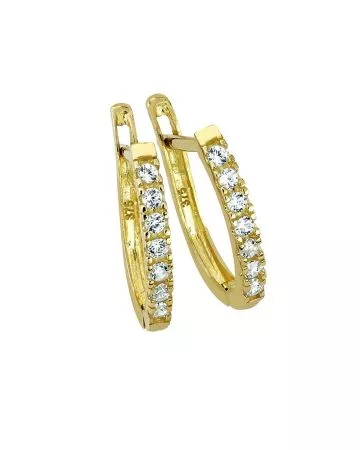 Kultaiset rengaskorvakorut OT45580-CZ