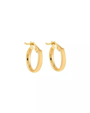 Gold Earrings OTE-2.5X1.2-10-L