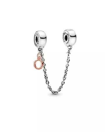 Pandora Dangling Crown O Safety Chain Charm Safety Chain 788313-05