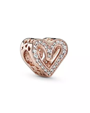 Pandora Sparkling Freehand Heart -hela 788692C01