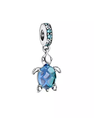 PAN HOP RS MURANO GLASS SEA TURTLE CRYST-1
