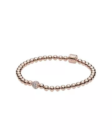 Pandora Rose Beads And Pave Bracelet (19cm) 588342CZ-1