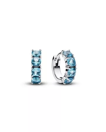 Pandora Timeless Blue Hoop Earrings 293851C01