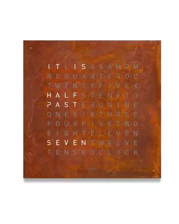 QLOCKTWO Classic Creator’s Edition Rust QT4ENRT