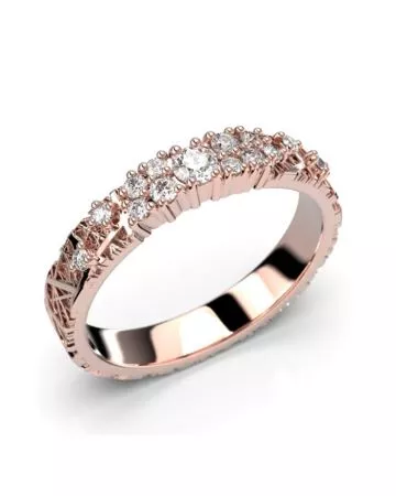 Festive Routa Rakka Kaita timanttisormus 14-665-023-PK-HSI1-3