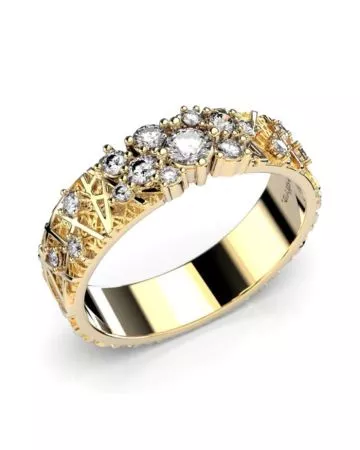 Festive Routa Rakka timanttisormus 14-627-033-KK-HSI1-7