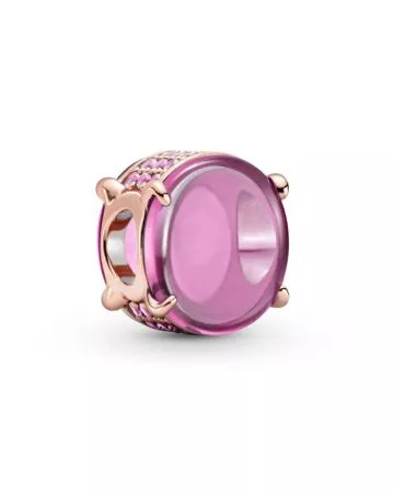 Pandora Pink Oval Cabochon Charm 789309C02