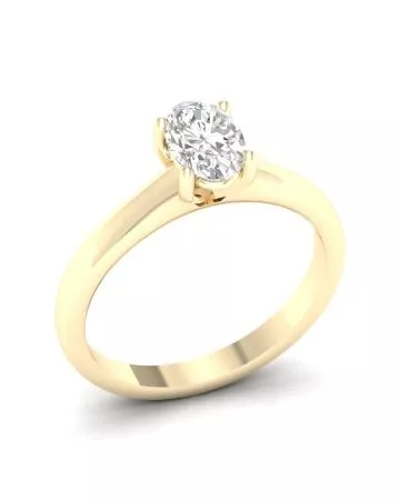 Brilliant Star ring / lab-grown diamond RS01382 YG 0.75CT