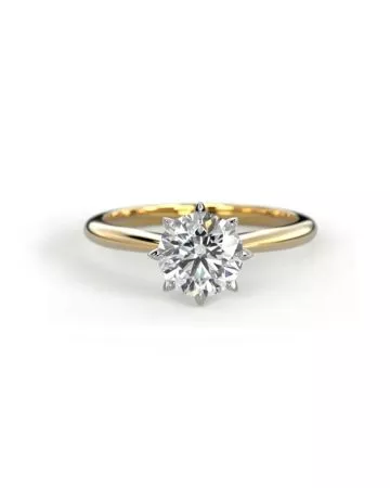 Romanssi Ruusu sormus / laboratoriotimantti 1.0 ct  261-100 KK/VK-1