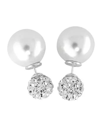 Hopeiset BB korvakorut 8 / 12 mm SCE08920-10