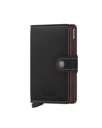 Secrid Miniwallet Saffiano Brown MSA-BROWN