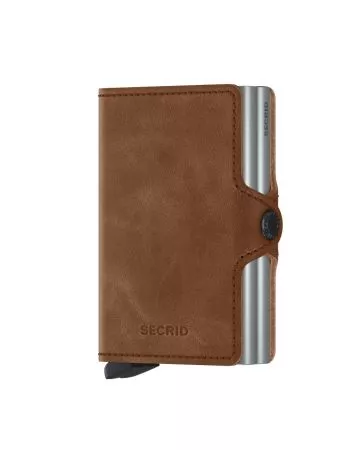 Secrid Twinwallet Vintage Cognac Silver TV-COGNAC-SILVER