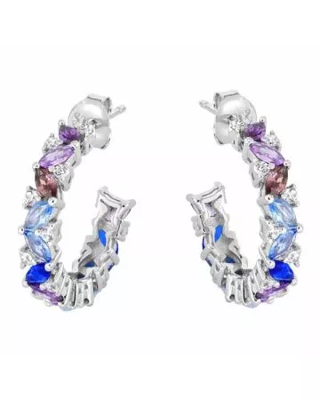 Hopeiset korvakorut SET-1834E