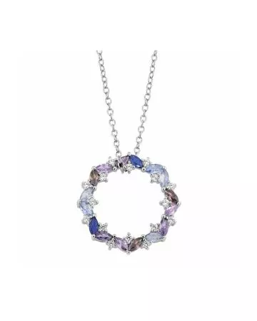 Hopeinen kaulakoru SET-1834P