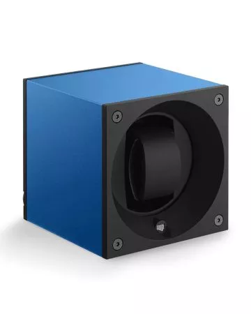 SwissKubik Masterbox Aluminium Sapphire Blue kellonpyöritin SK01.AE008 