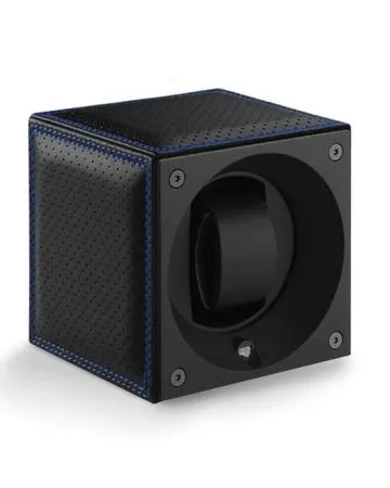 SwissKubik Masterbox Couture Blue Leather kellonpyöritin SK01.CV.COUT.BLEU NUIT C/BLEU