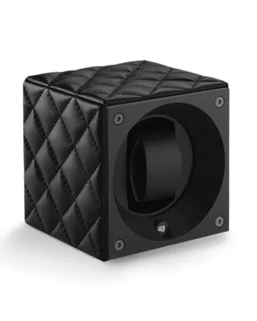 SwissKubik Masterbox Couture Black Leather kellonpyöritin SK01.CV.COUT.NOIR T/T