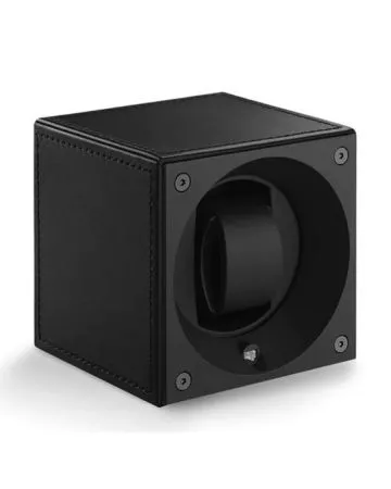 SwissKubik Masterbox Leather Black kellonpyöritin SK01.CV003