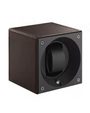 SwissKubik Masterbox Leather Brown kellonpyöritin SK01.CV004
