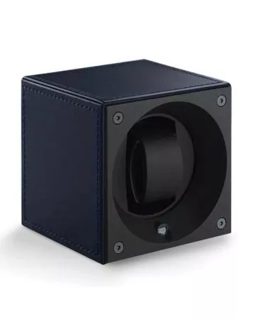 SwissKubik Masterbox Leather Blue kellonpyöritin SK01.CV006