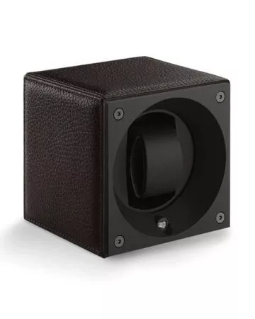 SwissKubik Masterbox Leather Brown Crocodile kellonpyöritin SK01.CV010